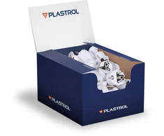 Plastrol Wtyczka rozbieralna, prosta uni-schuko, 2p+su schuko, 16a, 250v, wt-40 balta