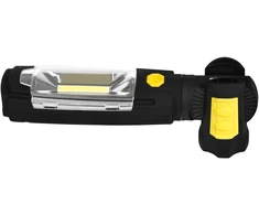 Plastrol KEL Akumuliatorinė dirbtuvių lempa LED COB 3W 2.6Ah Li-Ion /+ powerbank, kabliukas, magnetas/ LW-1PBR