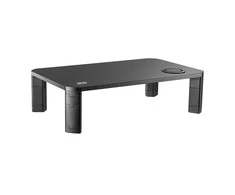 Podstawka „Ergo Office“ monitoriaus stalo stovas, reguliuojamas, su belaidžiu „Qi“ įkrovikliu, maks. 20 kg, 17–32 colių, ER-415