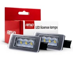 Amio LED numerio ženklo apšvietimas Smoked CLP13 HP Citroen, Peugeot