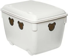 Pojemnik Žaislų dėžė BranQ Bear 40L, antikinė balta
