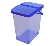 Pojemnik „BranQ“ miltelių arba pašarų konteineris, 10 l, mėlynas