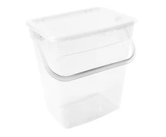 Dėžė skalbimo milteliams laikyti Plast Team 6L/su dangčiu plastikinė