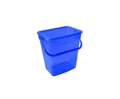 Pojemnik Plast Team 6 l miltelių indas, permatomas, tamsiai mėlynas