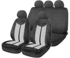 Amio Universalūs sėdynių užvalkalai SC-13 - juoda / pilka