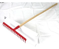 Profix Grabie 18 dantų kniedėmis pritvirtintas sodo grėblys su 130 cm rankena