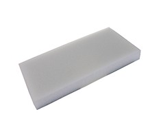 Gąbka Minkšta, tanki kempinė 270 * 130 mm, storis 30 mm, atsarginė mentelei