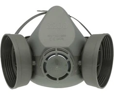 Półmaska Silikoninė puskaukė eurmask 3200 (2 sugeriančios medžiagos)
