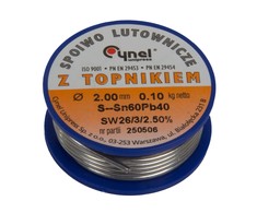 9678# Lydmetalis su fliusu CYNEL LC60-FSW26 2.50mm 100g
