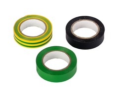 Taśma PVC izoliacinė juosta (iki 1kV) 15 * 0,15 mm, ilgis = 10 m, 3 vnt.