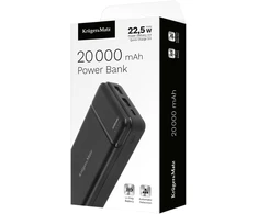 POWER BANK Kruger &amp; Matz 20000 mAh Li-pol su QC ir PD funkcija