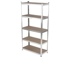 Regał Lentyna Aukščiausios kokybės presuoto metalo lentyna, 5 lentynos, 180×90×40, 265 kg, cinkuota