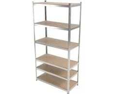 Regał Lentyna Presuojama metalinė lentyna, 6 lentynos, 222 × 110 × 50, 175 kg, cinkuota