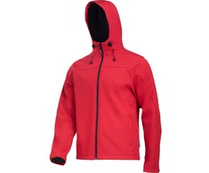 Lahti Pro Striukė Softshell striukė su gobtuvu, raudona, "m", ce, lahti
