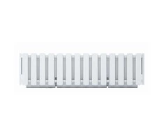 Gėlių vazonas Prosperplast Boardee Fencycase DDEF600-S449, baltas