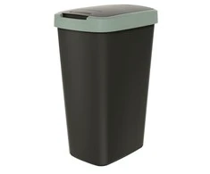 Prosperplast Šiukšlių dėžė COMPACTA Q - šviesiai žalia 45l