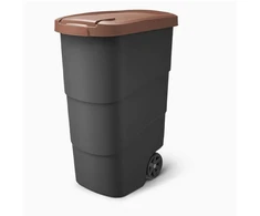 Prosperplast <div class="int_ce_html">Šiukšlių dėžė WHEELER 90 L - ruda</div>