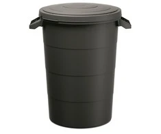 Prosperplast KEDEN SMOOTH BASKET - Juodas RECYCLING* | Tiekimas
