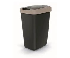 Prosperplast Šiukšliadėžė COMPACTA Q - jasny ruda 12l