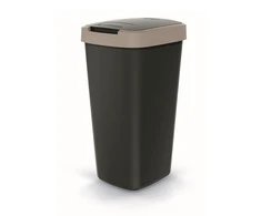 Prosperplast Šiukšliadėžė COMPACTA Q - jasny ruda 25l