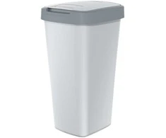 Prosperplast Krepšys COMPACTA Q šiukšliadėžė - lygi pilka / uosio spalvos, 25 l, Keden
