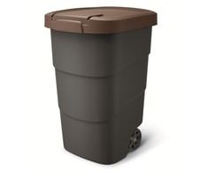 Prosperplast Krepšys WHEELER 95 l šiukšliadėžė - ruda