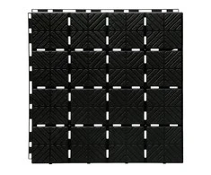 PROSPERPLAST VEJOS KORIO PLOKŠTĖ EASY SQUARE – JUODA 9 vnt. 1,5m2