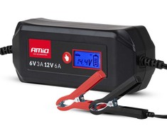 Skaitmeninis akumuliatoriaus įkroviklis STD/GEL/AGM/WET 6A 6/12V AMIO-04524