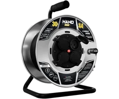 Przedłużacz bębnowy hand heavy; 4x2p+su; ip44; 16a; h05rr-f; 3×1,5; 30m; juoda