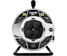 Przedłużacz bębnowy hand heavy; 4x2p+su; ip44; 16a; h05rr-f; 3x2,5; 30m; juoda