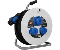 Przedłużącz bębnowy pramoninis hand pro ip55; 40m; h07rn-f; 3×2,5mm; schuko