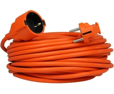Przedłużacz jednogniazdowy schuko; ip20; 16a; h05vv-f ; 3×1,5; 25m; oranžinė; hand home