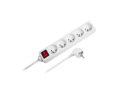 Rebal elektros tinklo ilgintuvas Rebel 5 lizdai su jungikliu 5m - 1.5mm