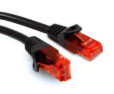 MACLEAN MCTV-740 Maclean MCTV-740 Patchcord UTP cat6 Kabelio kištukas-kištukas 1m juodas