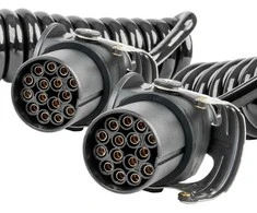 Amio Profesionalus spiralinis priekabos laidas 2x 15 PIN 5m 24V
