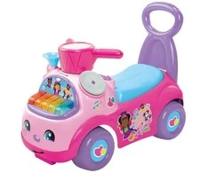 Fisher Price muzikinis paradas važiuojamasis rožinis