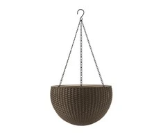 Keter  Pakabinamas gėlių vazonas Rattan Style Hanging 35x35x22cm rudas, 230502
