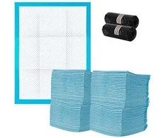 Purlov Absorbent hygienic pad - 100 pcs + bags