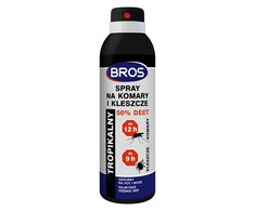 Purškalas nuo erkių ir uodų Bros Deet, 180ml