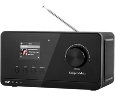 Kruger &amp; Matz Krüger&amp;Matz KM0816.1 Internet Radio Juodas + FM