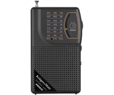 Kruger &amp; Matz Radio KrugerMatz analoginis nešiojamas radijo imtuvas, modelis KM0829