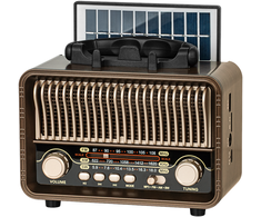 Kruger &amp; Matz Radio Nešiojamasis analoginis saulės energija varomas „KrugerMatz“ radijo imtuvas, modelis KM0832