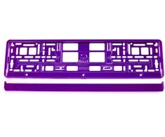 Numerio laikiklis – metalizuotas violetinis, AMIO-03172