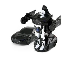 Rastar Transformeris automobilis - robotas (juodas)