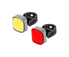 Rebel Dviračio žibintų komplektas su USB kabeliu