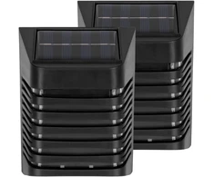 „Rebel“ saulės energija varomi sodo fasado šviestuvai – 2 vnt. rinkinys