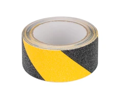 REBEL izoliacinė juosta 0.75mmx50mmx5m - juoda geltona