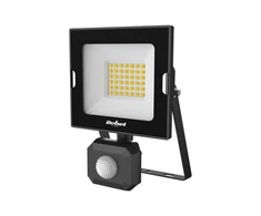 Rebel 30W LED prožektorius su judesio ir prieblandos jutikliu, 4000K, 230V