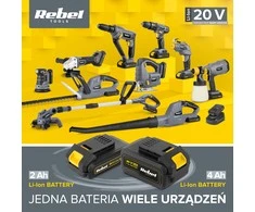 Rebel RB-1011 20V 2Ah Akumuliatorinis smūginis gręžtuvas