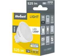 Rebel Żarówka, lampa LED 7W MR16 3000K, 12V